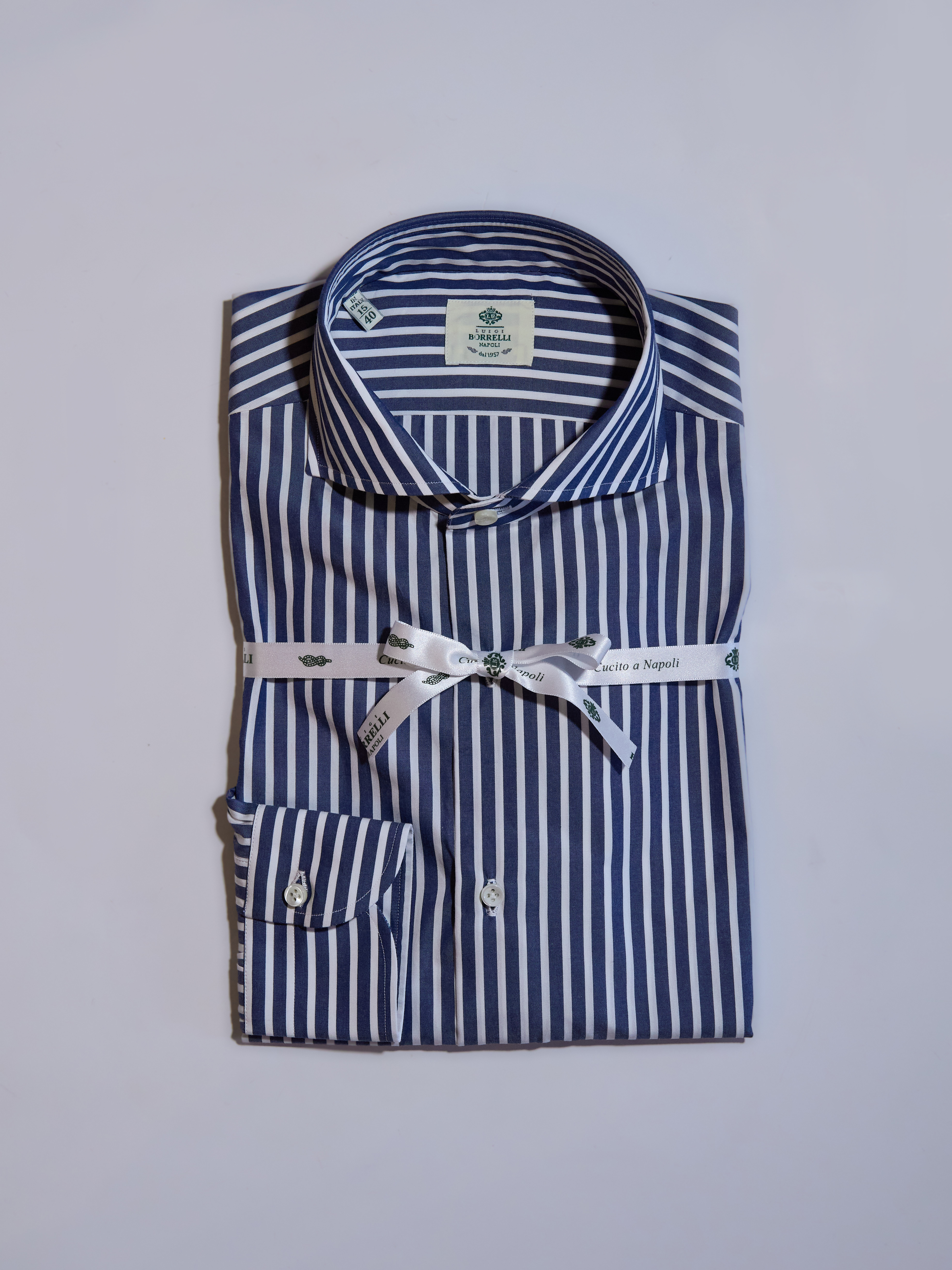 Luigi Borrelli×Neiman Marcus シャツ STRIPED